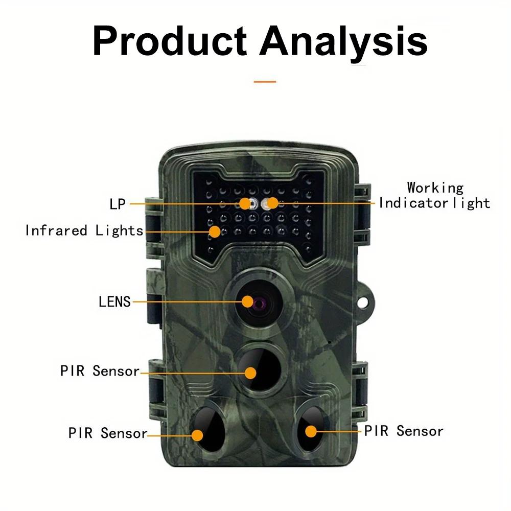 LS VISION Охотничья камера для слежения за дикой природой, 36 МП, 1080P, ночное видение, камера для наблюдения за дикой природой, активируемая датчиком движения, триггер для наблюдения за дикой природой