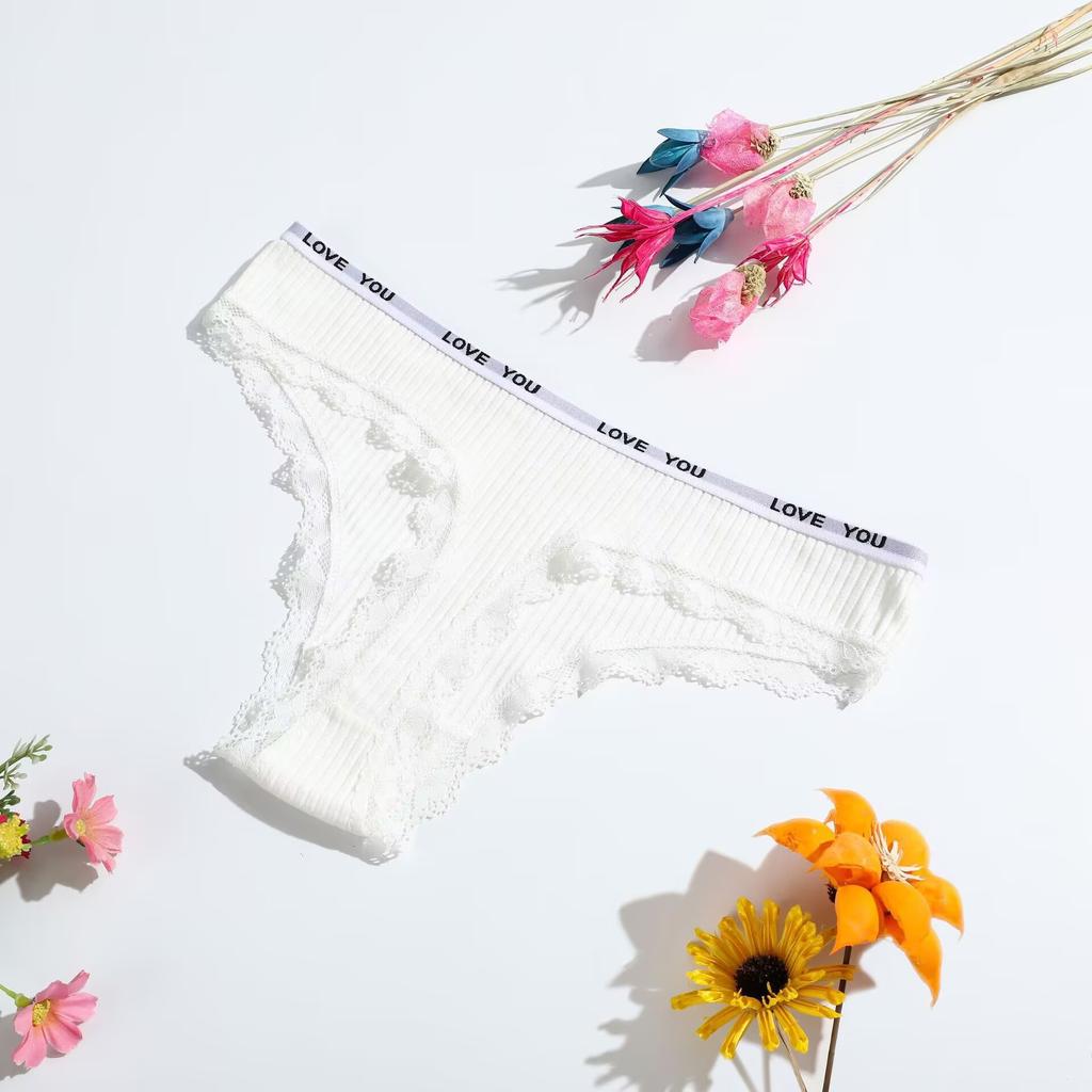 3PCS Women Thongs Panties G-String Cotton Women Underwear Female Low Waist Sexy Thong Womens Intimates Thongs Lingeries Tangas