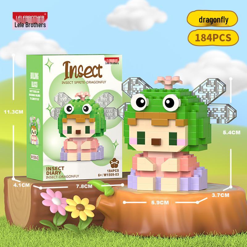 Trendy Anime Figurine Building Blocks Blind Box Toy - Compatible with LEGO, Ideal Gift for Elementary Students