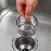 Steel Stuff Cover Waste Drainer Colander Plug Filter Basket Food Hair Stopper Sink Strainer