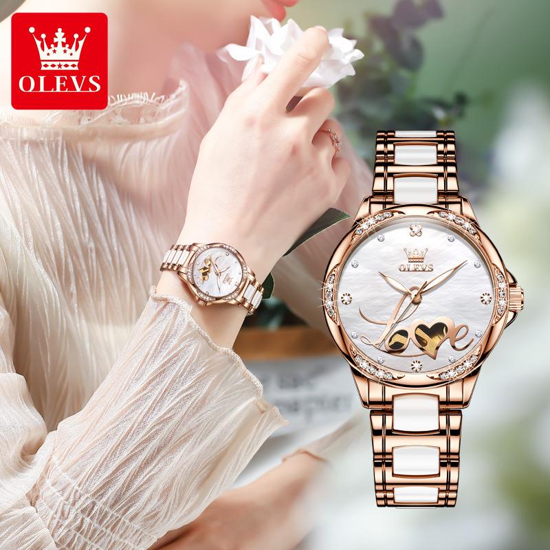 OLEVS Brand Watches Automatic Mechanical Watches Niche Women Watch Women