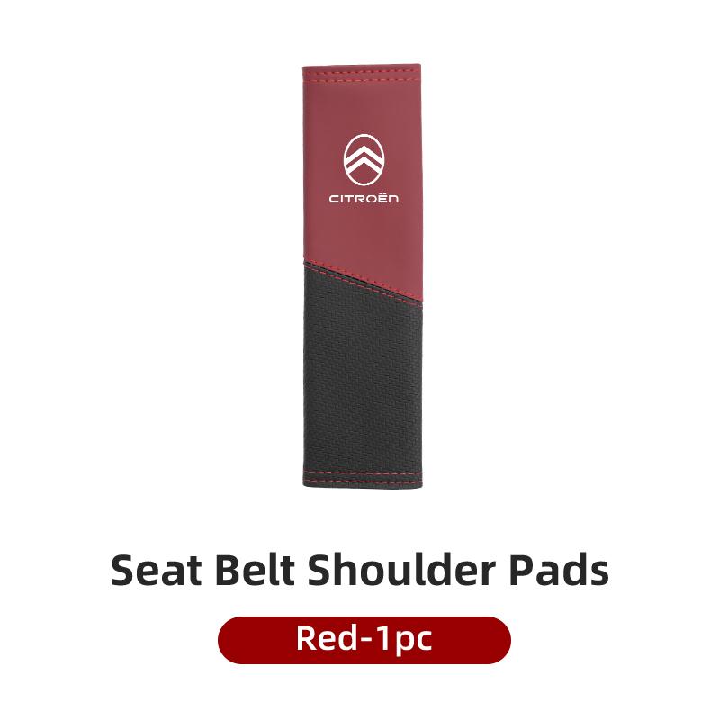 Car Seat Belt Cover Safety Belt Two-colour Splicing Shoulder Protection Pads For Citroen C4 C3 C5 C1 C-Elysee Berlingo Picasso