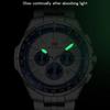Casual Men's Quartz Watch Chronograph Calendar Luminous Waterproof Elegant Business Watches