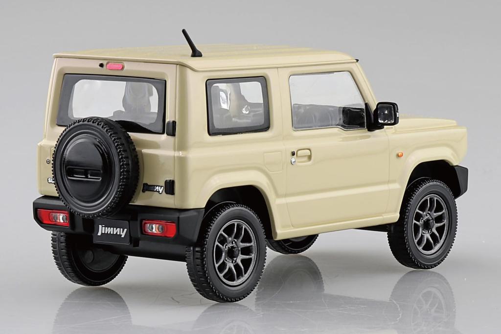 Aoshima Bunka Kyozai Rakupla Snap Kit Suzuki JB64 Jimny Шифон Цвета Слоновой Кости Металлик Пластик Модель 1/32 № 09-CI Предварительно окрашенный (Автомобиль)