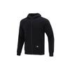 Essentials Fleece Doubleknit Full Zip Hoodie Jacket Men Outerwear Black HA1416