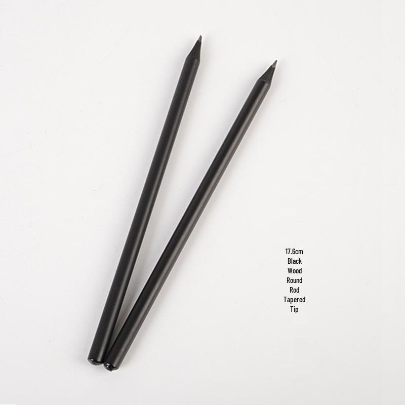 Eco-friendly Custom Engraved Pencil for Hotels, Conferences, and Education - Black Wood