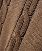VTWO Cool Washable Cable Polo Knit (Brown)