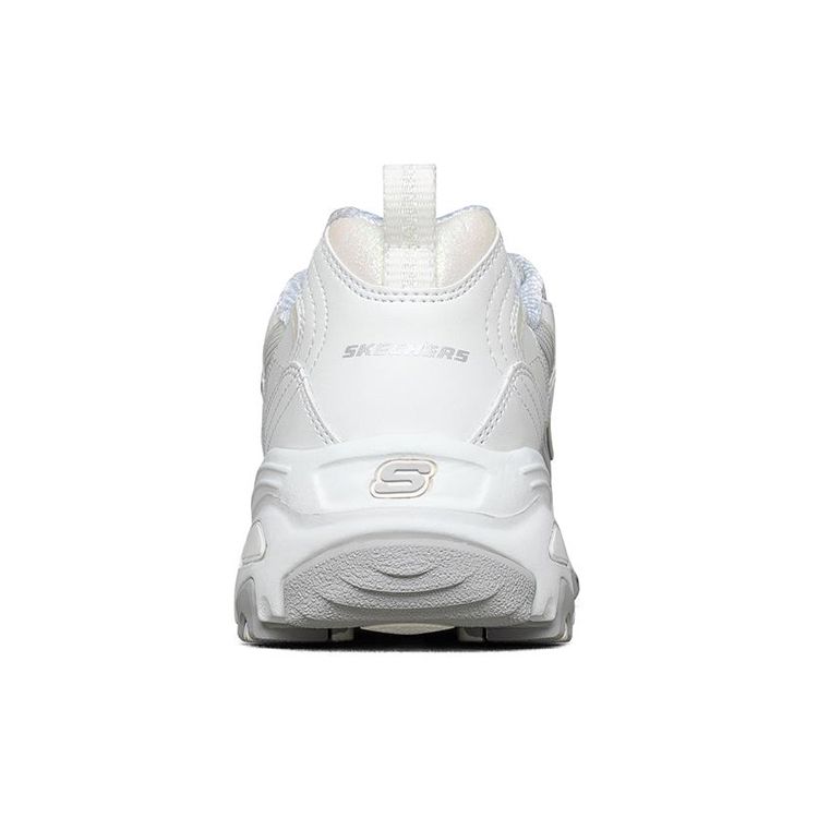 Skechers DLites 1.0 Синтетическая кожа Ткань Удобные Низкие Папины Кроссовки Женские кроссовки Белый Мультиколор 149253-WMLT