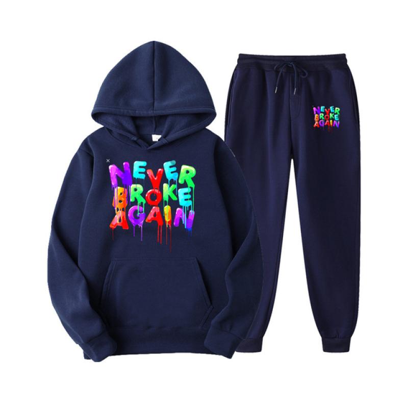 Рэпер YoungBoy Never Broke Again, толстовки, костюм, мужская толстовка в стиле Харадзюку, женская уличная одежда, корейский комплект пуловера с капюшоном