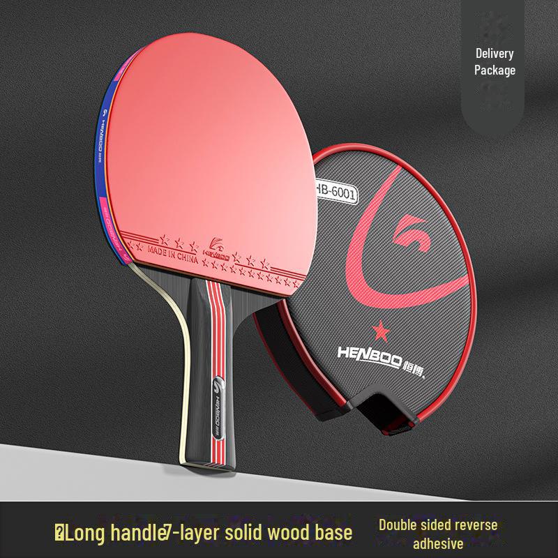 Professional Table Tennis Racket - One, Two, Three Star, Vertical/Horizontal for Training & Entertainment