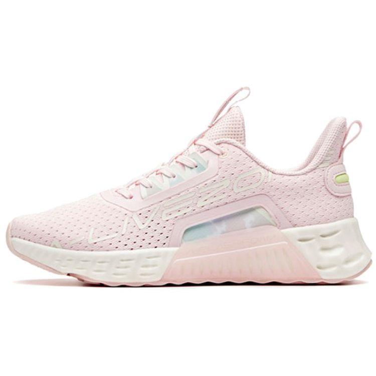 Anta Training Series Non-Slip Durable Low-Top Training Shoes Women Sneakers Pink White 12927788-5
