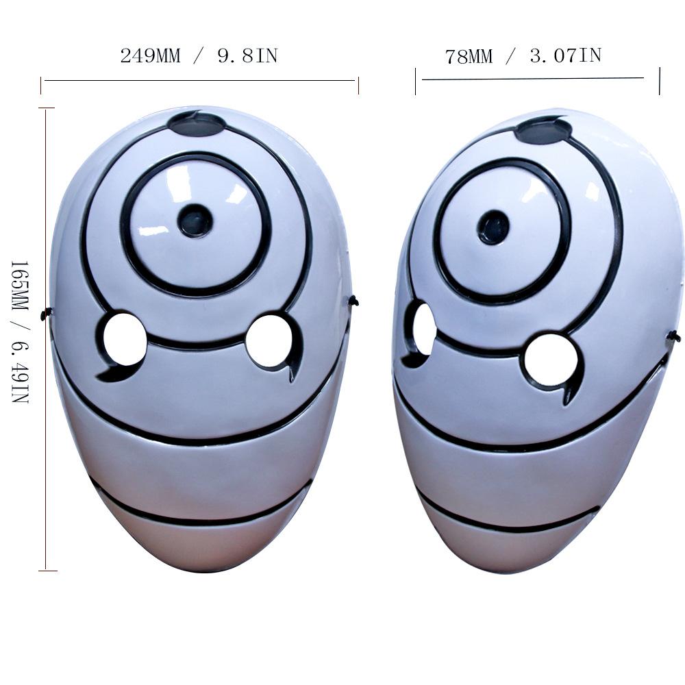 Takedown Alfie Naruto Uchiha White Plastic Anime Mask Dark Children COS Halloween Horror Props