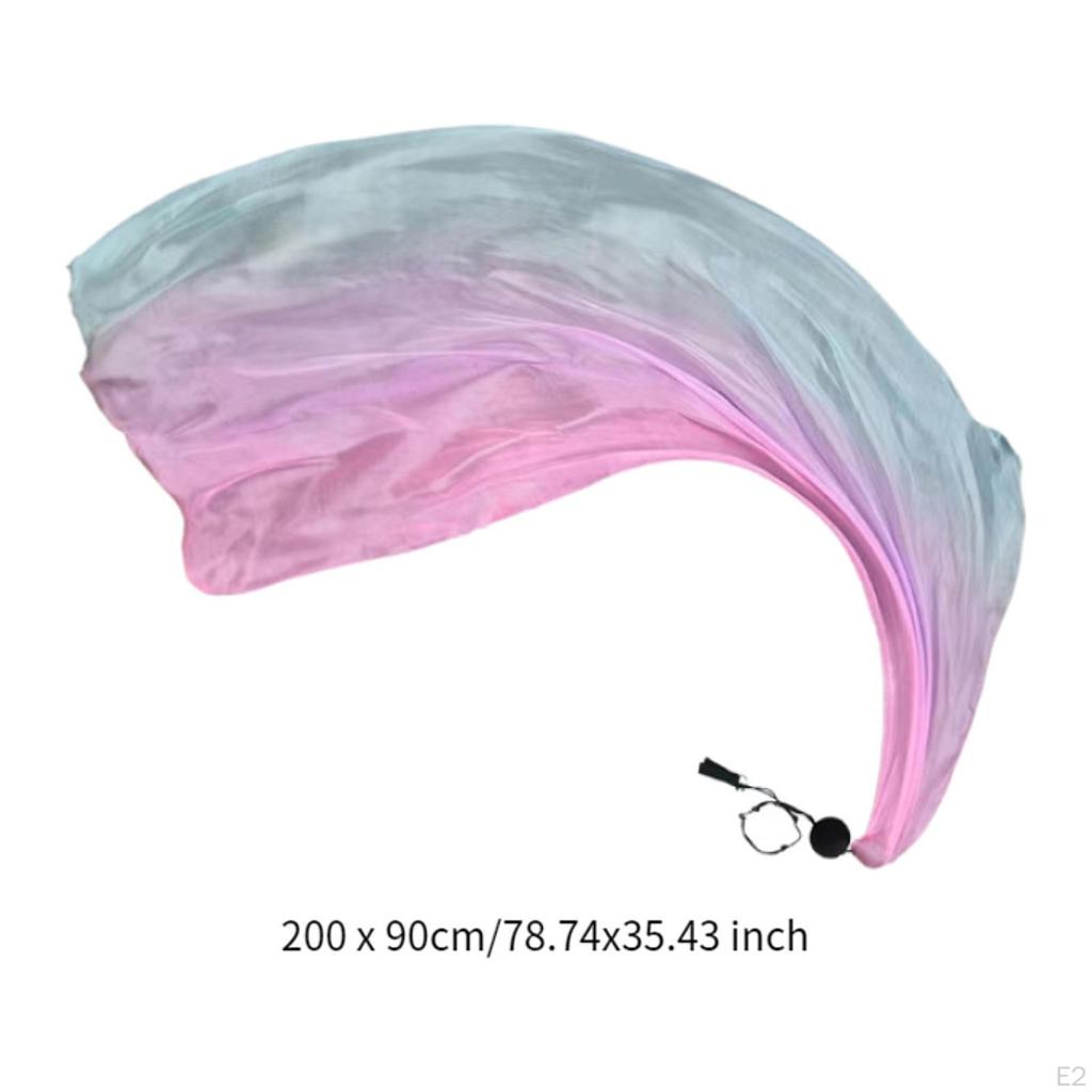 Belly Dance Ball Poi Streamer Set Dancing Scarf for Fancy Dress