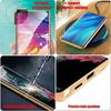 Металлический магнитный чехол для Samsung Galaxy A56 A36 S22 S23 FE S24 S25 Ultra Plus Двустороннее стекло Адсорбция Закаленное стекло Крышка