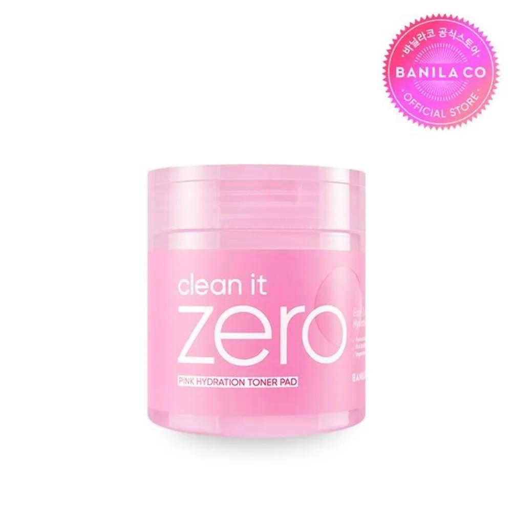 Очищающие влажные диски для лица Clean It Zero Pink Moisture (70 подушечек)