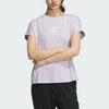 Adidas Lounge Silky Touch T-Shirt Women Tops Purple IM8860