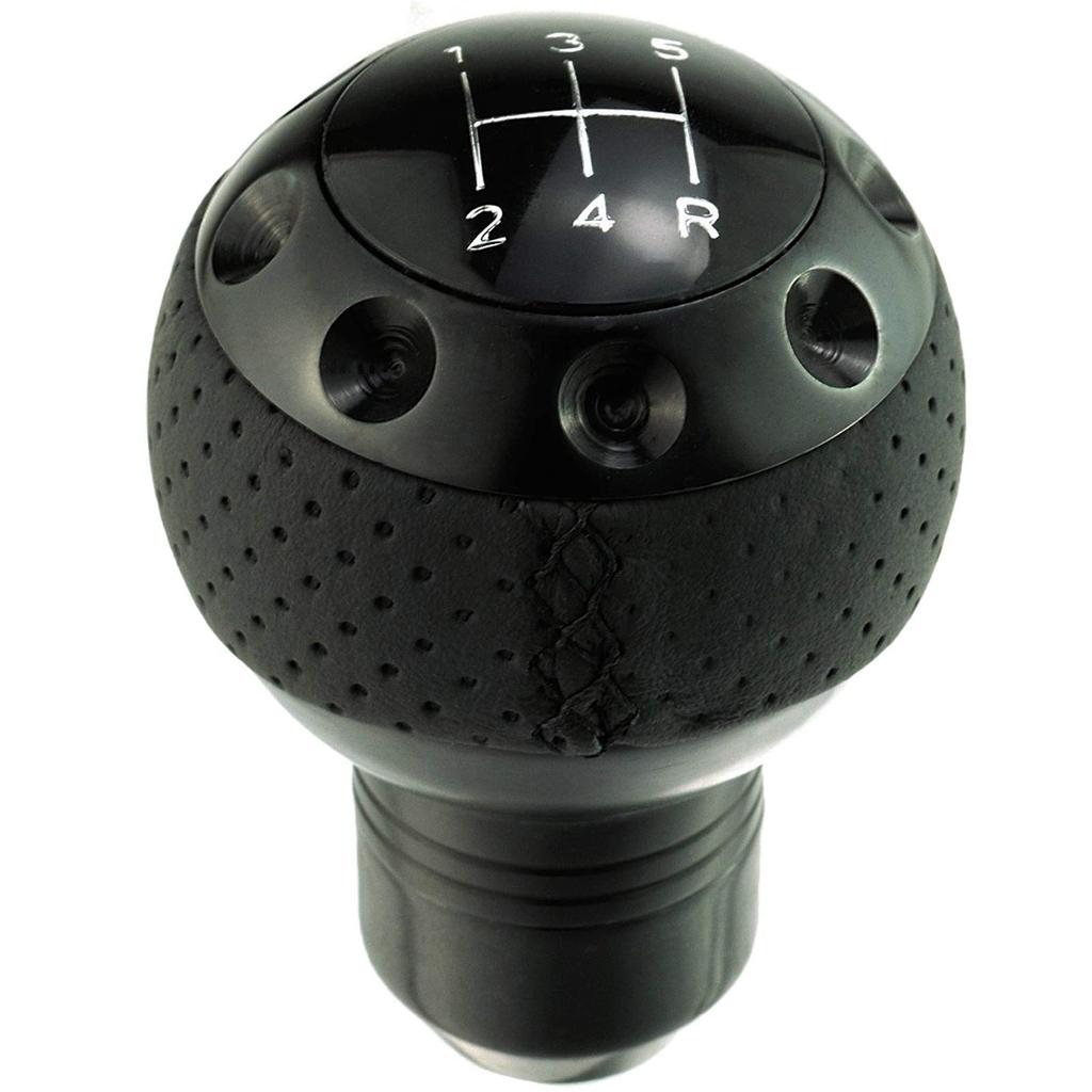 Lunsom PU Shift Knob 5 Speed Ball Shift Knob General Auto Manual Car (Black)