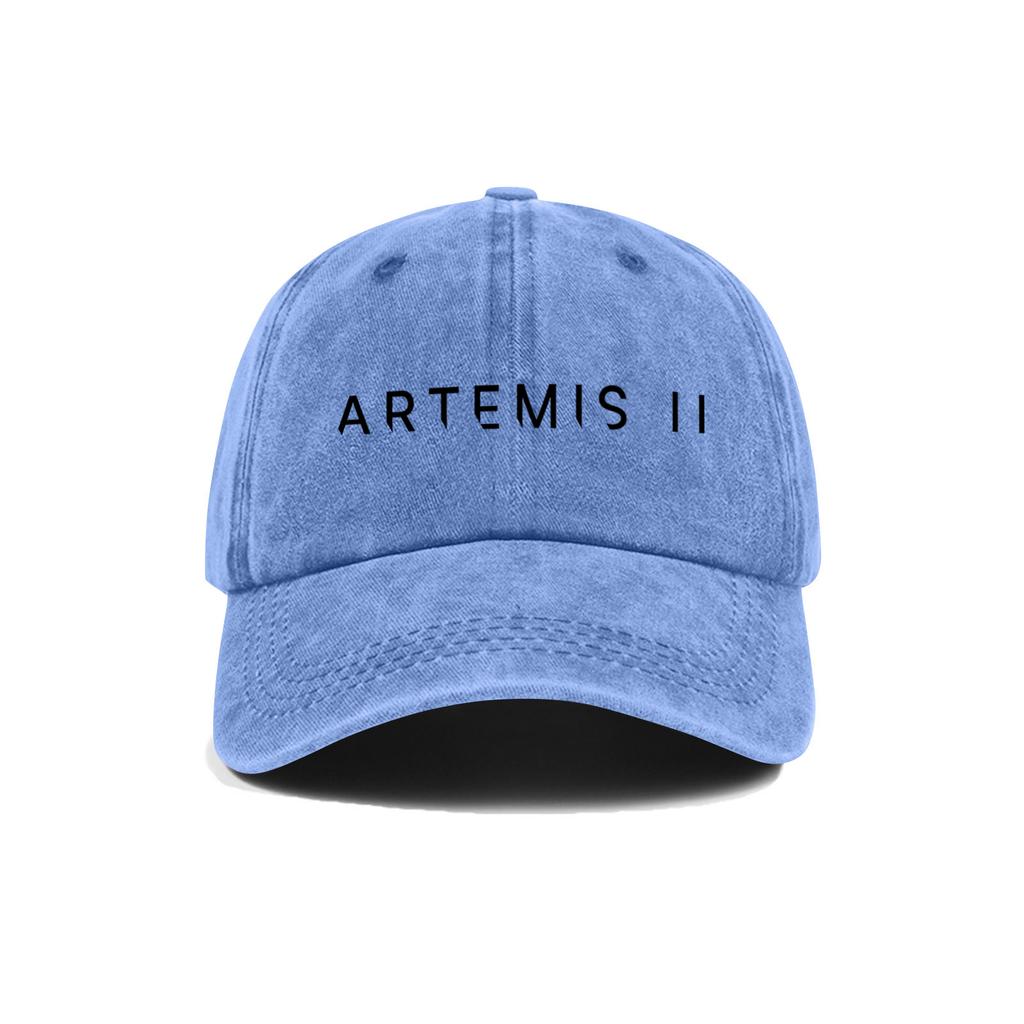 Повседневная Унисекс Регулируемая Бейсболка с Вышитым Дизайном Artemis II Прочная Хлопковая Твил Ткань Структурированный Козырек Низкий Профиль