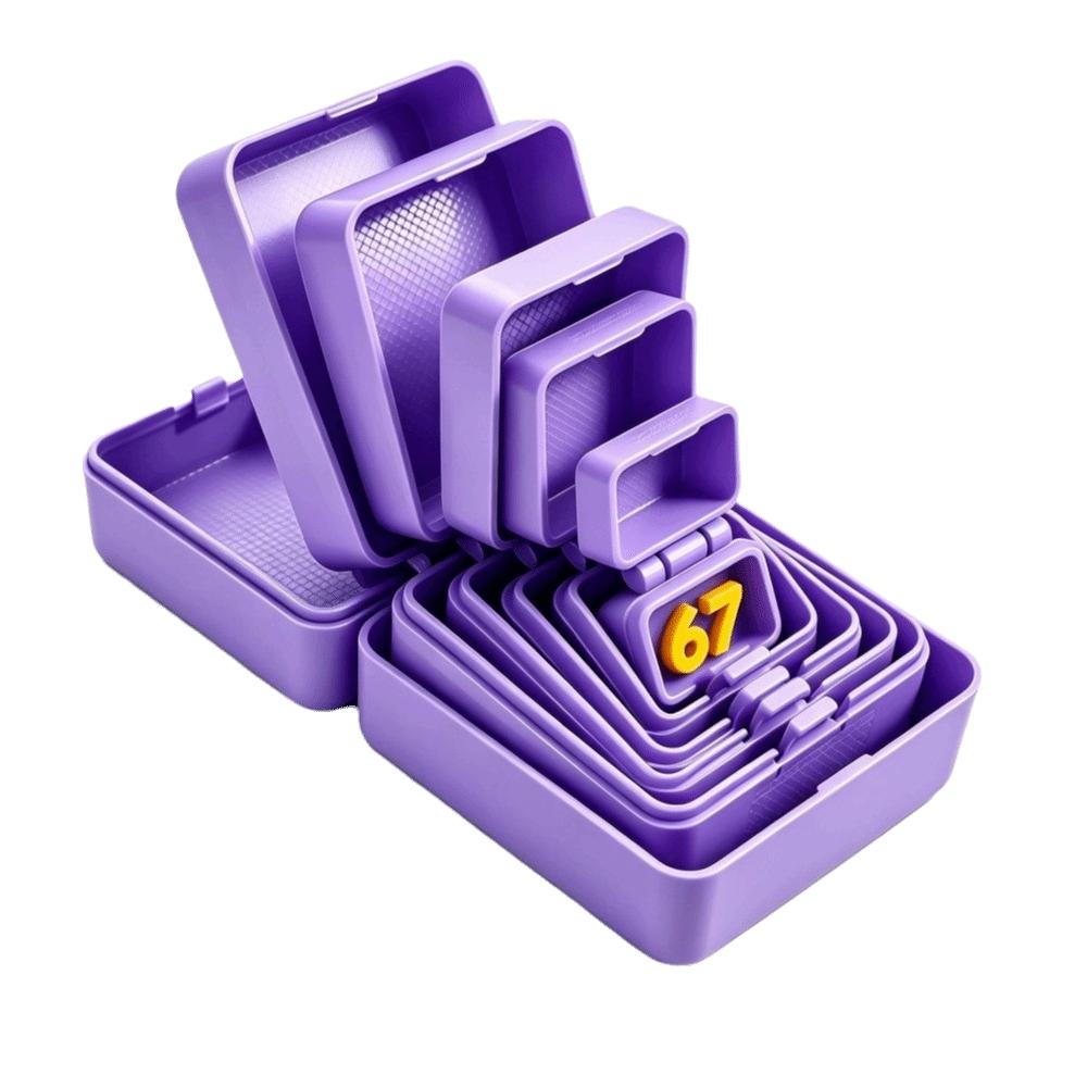 7-Layer 3D Printed Jewelry Storage Box 67 Hidden Safe Box Can Hold Rings Nesting Box  Halloween