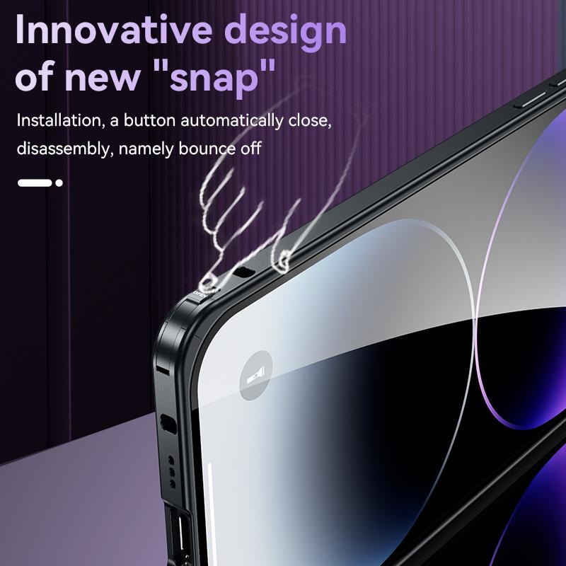 Магнитный чехол для беспроводной зарядки для iPhone 14 Plus 13 Pro MAX 12, металлический бампер, адсорбционная матовая защита для камеры, алюминиевый чехол