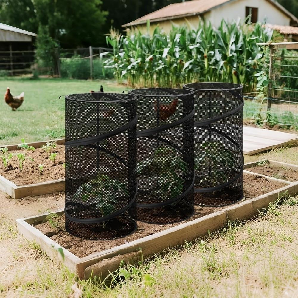 Pop-Up Garden Mesh Protector Folding Insect Barrier Netting Plant Cover Garden