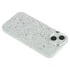 For iPhone 14 Case Epoxy Design Electroplating Soft TPU Phone Back Cover Large Lens Cutout