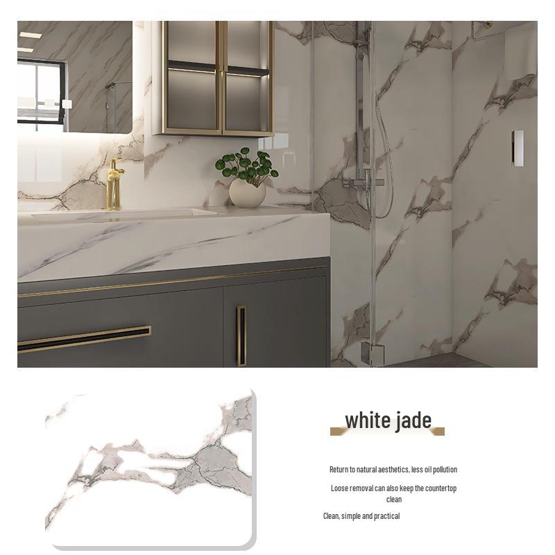 Самоклеящиеся водонепроницаемые утолщенные наклейки для плитки на стену и столешницу для кухни и домашнего декора