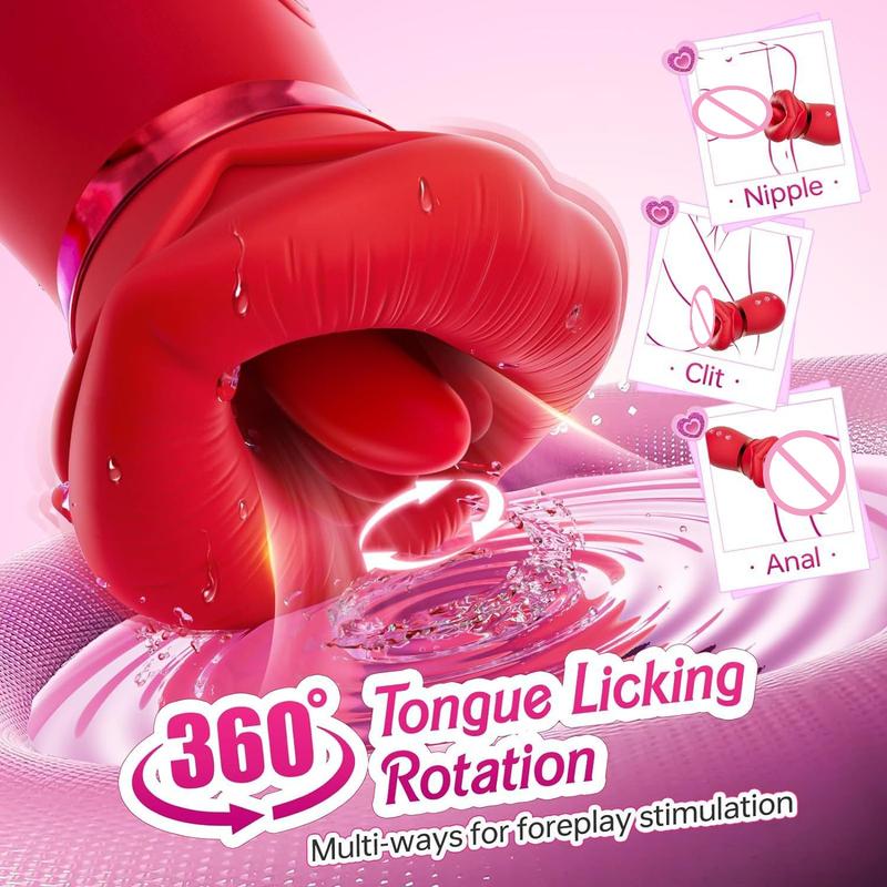 Sucking Vibrator Tongue Licking Sucker Female Oral Clitoris Nipple Stimulator APP Control Vibrating Vacuum Sex Toys for Couples