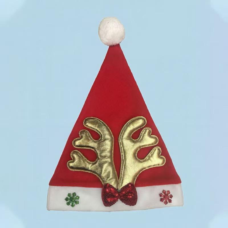 Cross-border Christmas hat wholesale Santa hat Christmas elk snowman decoration multi-style hat
