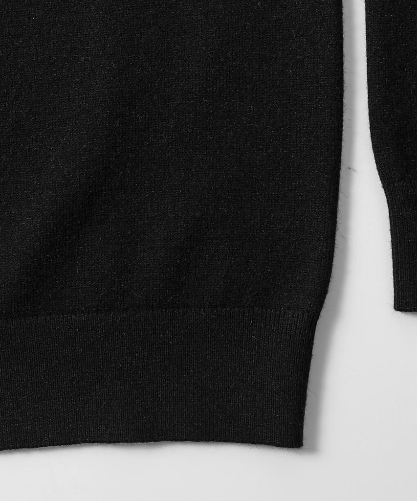 ADHOC Men'S Mock Neck Sweater (Black) (Hbalk90)