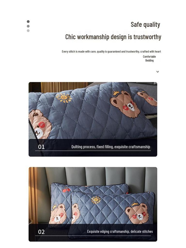 Водонепроницаемая стираная хлопковая наволочка 2025