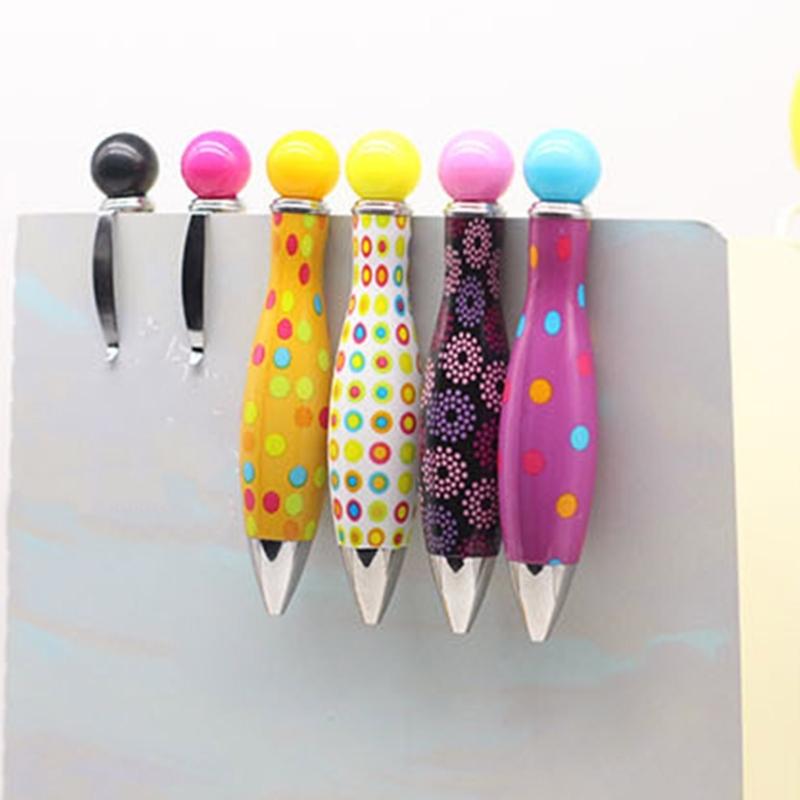 6 Pcs Ballpoint Pen Small Pen Big Fat Pen Wide Grip Pen Gift Pen Smooth Writing Pen School Office Supplies for Teacher