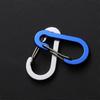 5pcs Multi-Use Carabiner Outdoor Backpack Snap Clip Keychain Lock Buckle Fishing Hook