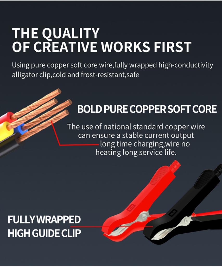 6A 12V автомобильное зарядное устройство для аккумулятора импульсный ремонт ЖК-дисплей умная быстрая зарядка AGM Deep Cycle GEL свинцово-кислотное зарядное устройство для автомобиля мотоцикла