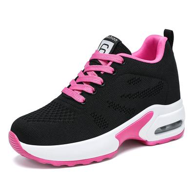 Женская обувь сетчатые дышащие кроссовки на платформе унисекс нескользящие амортизирующие повседневные кроссовки