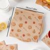 Sandwich Wrappers Foldable Household Microwavable Oil-proof Food Grade Paper Bags