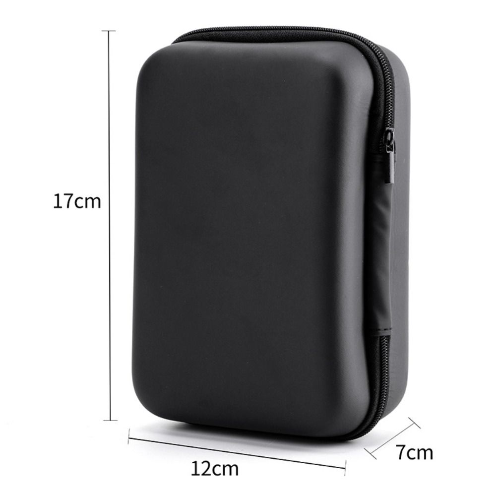Black EVA Storage Box Mini Pouch Carrying Bag New Protective Storage Case Digital Accessories