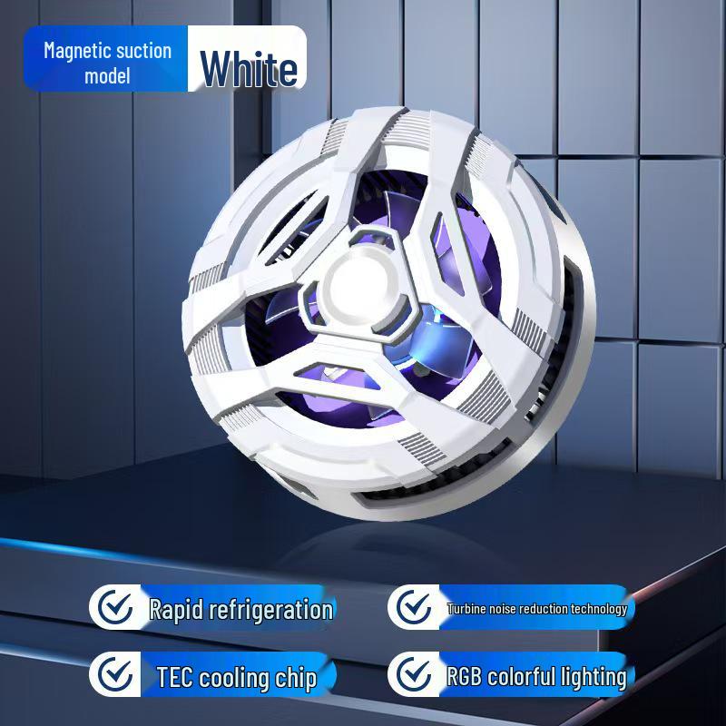 S25 Магнитный RGB Охладитель для Телефона с Type-C Бесшумное Полупроводниковое Охлаждение