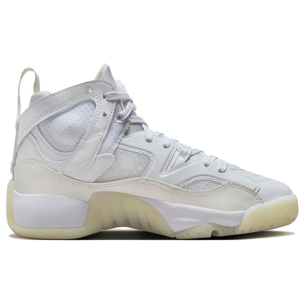 Air Jordan Jumpman Two Trey Белые Парусные Женские Кроссовки Кремовый Чисто-Платиновый Кокосовое Молоко DR9631-100