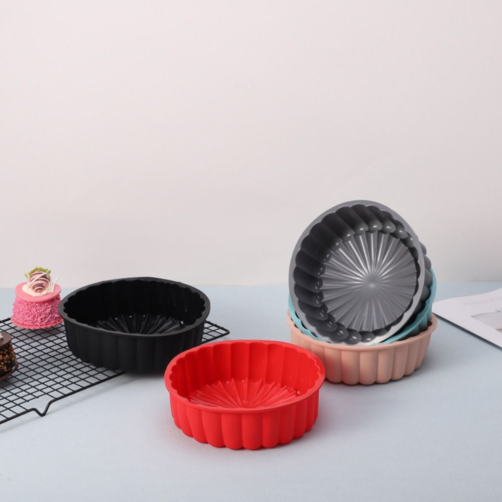 Creative Round Cake Mold Non-Stick Cake Baking Mold Multi-Purpose Silicone Cake Mold Baking Tool