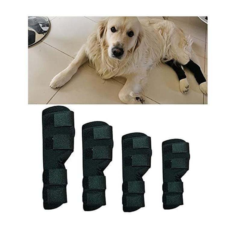 Спортивные наколенники для питомцев, наколенники для фиксации перелома лапы собаки, наколенники для передних и задних лап, послеоперационная вспомогательная защитная накладка