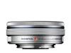 OLYMPUS ЦИФРОВОЙ ED Моторизованный pancake-зум-объектив M.ZUIKO 14-42mm F3.5-5.6 EZ-Черный [Б/У] (Серебряный)