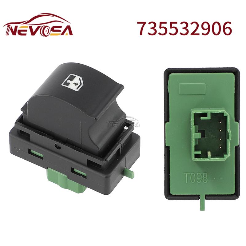 NEVOSA For Fiat Ducato Citroen Jumper Peugeot Boxer 735532906 735421717 Electric Power Window Switch Glass Button 6554.XV