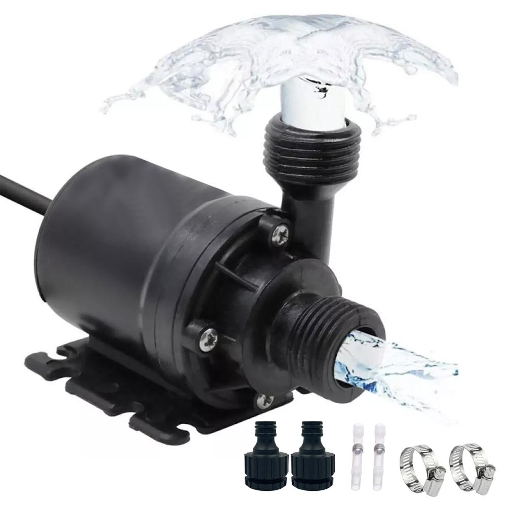 DC 12V 800L/H Water Pumps Brushless Submersible Water Pump For Solar Fountain Aquarium Pond Small Booster Pump