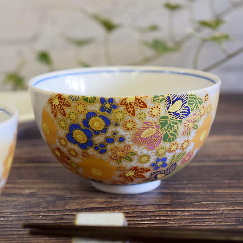 Парная миска для риса Washa no Kura, стильная столовая посуда, миска для супружеской пары, керамическая чайная чаша Hanazume, фирменная японская посуда