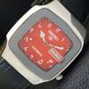 5 АВТОМАТИЧЕСКИХ ВИНТАЖНЫХ ЯПОНСКИХ МУЖСКИХ ЧАСОВ 7S26A С КРАСНЫМ ЦИФЕРБЛАТОМ И АРАБСКИМИ ЦИФРАМИ a702458-5