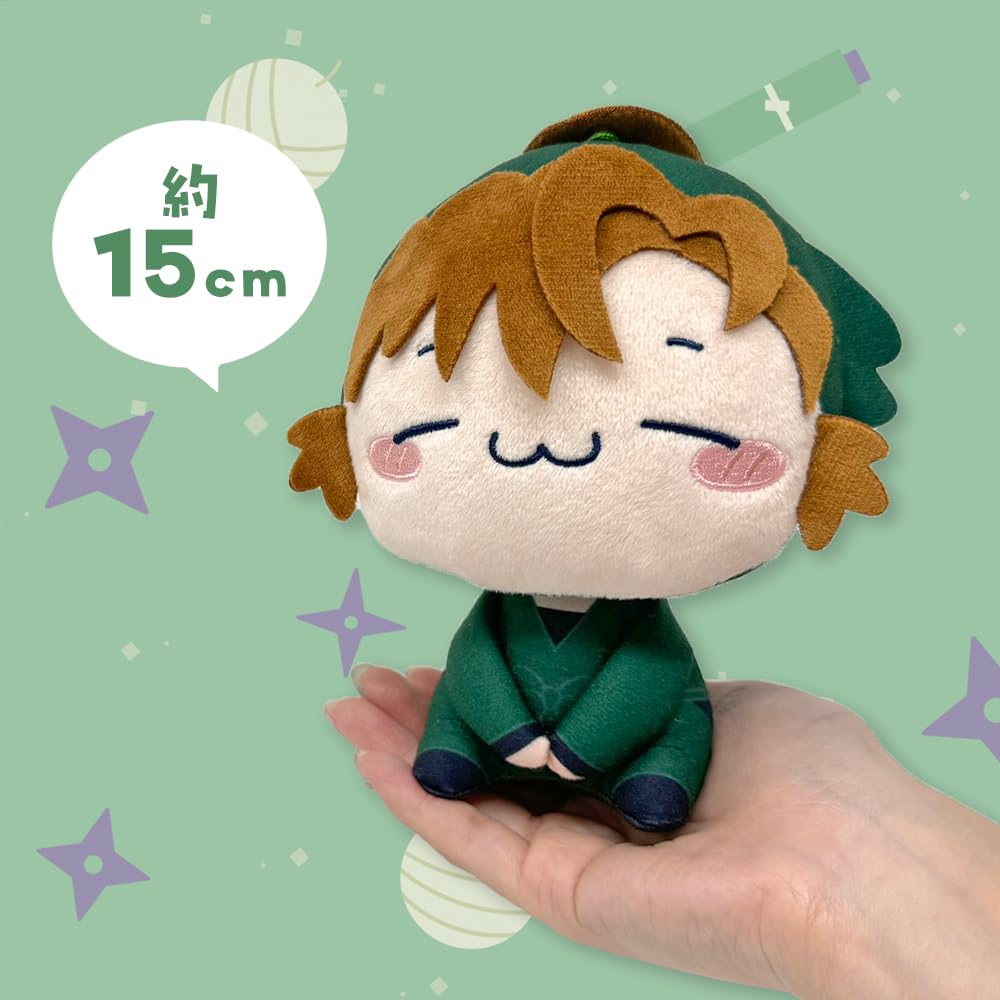 Nintama Rantaro the Movie: Dokutake Ninja Corps Strategist Mochipiko Plush Toy III Approx. 15cm with Toy Diamond (by Zado Konnamon)