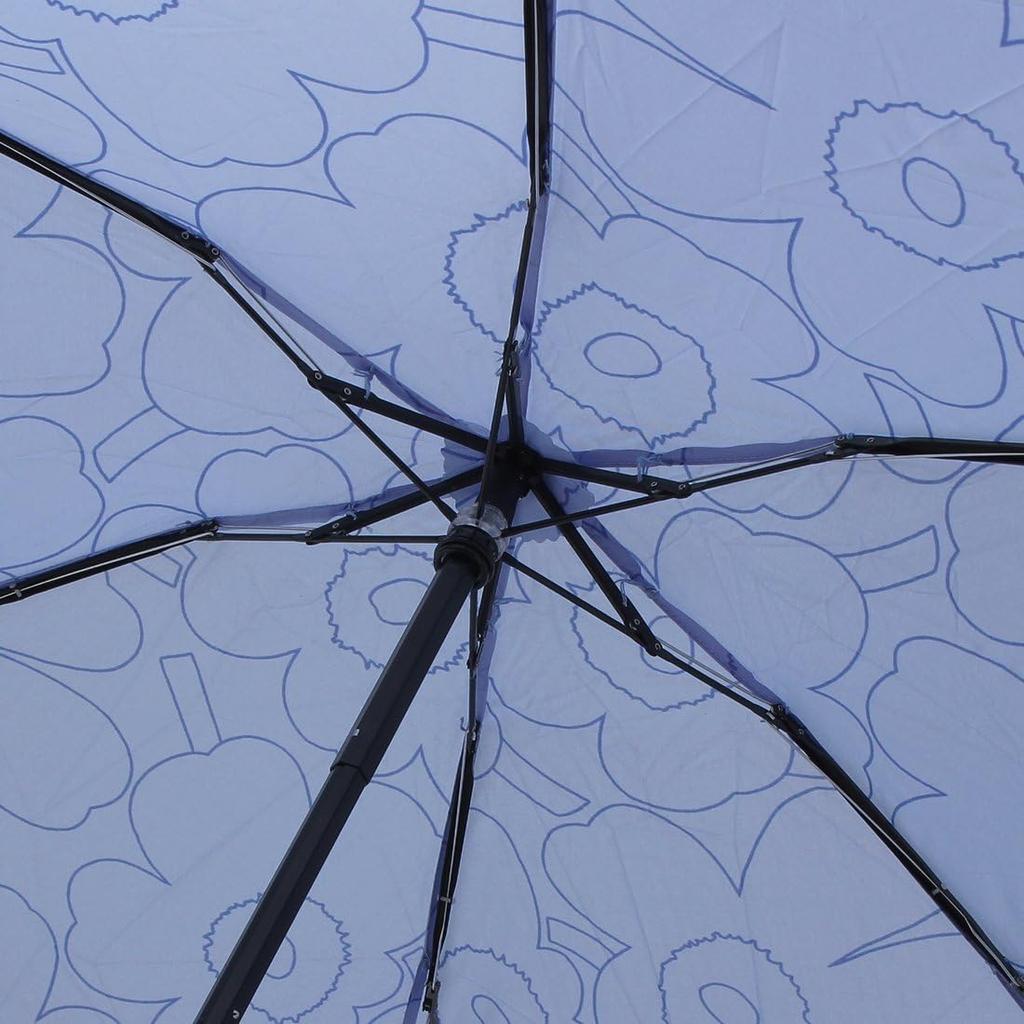 Marimekko Unikko Mini Ручной Складной Зонт с Цветочным Принтом 93949 500, Принт, Синий, Женский, [Товар]