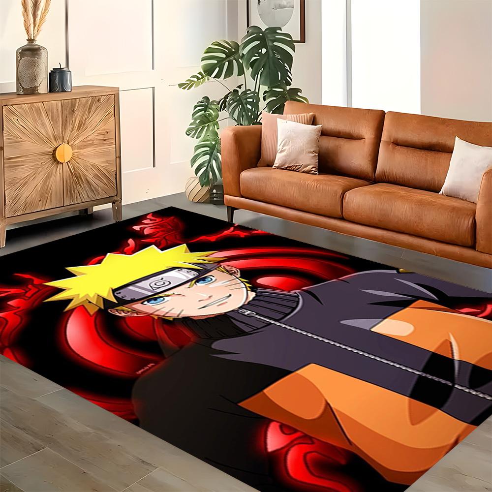 Naruto Team Seven Adventure rug for living rooms, bedrooms, home décor, and as gifts.