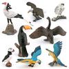 Simulation Flying Animal Bird Model Snowy Owl Bald Eagle Macaw Gray Swan Seagull Snake Vulture Static Ornament